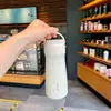 Comercio exterior, nueva taza de café de doble capa de acero inoxidable, marca creativa, taza de oficina, taza térmica portátil para automóvil, venta al por mayor
