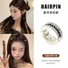 Presilhas de cabelo coloridas com um toque de luxo, presilhas de cabelo em formato de laço, presilhas de franja para meninas coreanas, presilhas laterais para cabelos soltos, presilhas de flor