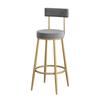 Mesa de bar semicircular con placa de roca de mármol, estilo nórdico, sencilla, para el hogar, para tienda de té con leche, mesa y silla, mesa estrecha de pared, mesa divisoria para vinoteca.
