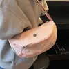 2026 Estilo Nuevo Ligera Casual Color Sólido Simple Tela de Nylon Portátil Elegante Hombro Único Cruzada Bolso de Mujer para Uso al Aire Libre