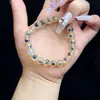 Pulseira de Contas Lisas de Jade Tianshan de Xinjiang Natural Alta Qualidade Moda Versátil Joias DIY Populares no Xiaohongshu Atacado