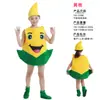 Disfraz de Performance de Frutas para Niños Arándano Melocotón Pitahaya Personaje de Cosplay Mangostán Plátano Uva