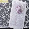 Yuchang explosões borboleta pequena microelástico leve renda oca tecido tecido para roupas infantis vestido acessórios de tecido para vestuário em estoque