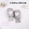 Otoño e Invierno Lindas Mangas de Conejo Anti-Suciedad y Cálidas Guantes Dos en Uno Mangas de Adulto Estudiantes Niños Niñas Dibujos Animados Hogar