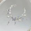 Pulsera de mariposa súper hada con cuentas rotas para mujer, diseño de nicho, ins, Mori, hada, dulce, colorida, pulsera de cuentas para novia