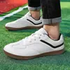 Sapatos de treino de couro acolchoados tamanho grande 48 para exportação de outono e inverno, sapatos esportivos, sapatos para competição de team building ao ar livre, sapatos casuais para pés largos