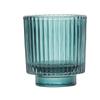 En stock taza de grano vertical taza de vela taza de vidrio degradado taza de tamaño de moda botella de vidrio taza de vela taza de vela vacía taza