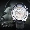 Reloj Mecánico Automático Jaragar Estilo Europeo y Americano para Hombre, Moderno, Casual, Multifuncional, con Cristal Azul