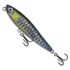 Venta al por mayor de fábrica señuelo duro Luya 6cm/3.2g hoja afilada pencil negro tres anzuelos plástico flotante pencil