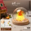 Luz de Noche de Gelatina de Concha de Erizo de Mar Natural Kit de Materiales Hechos a Mano para Bricolaje Adorno Decorativo Regalo para Niños y Novias