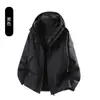Chaqueta con Capucha a Prueba de Viento e Impermeable de Nuevo Estilo Primavera y Otoño para Hombres y Mujeres, Chaqueta de Montañismo para Exteriores, Chaqueta Holgada, Versátil y Transpirable