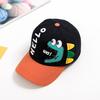 Boné de beisebol infantil de dinossauro outono novo chapéu infantil chapéu infantil chapéu infantil chapéu de beisebol do bebê MZ9504