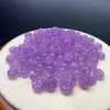 Calcedônia Azul Gelo Contas Planas de Abóbora Contas de Flor de Ameixa Contas Soltas Ágata Atacado Pulseira Colar Brincos DIY Pingentes