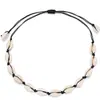 Collar Tejido con Conchas y Cuentas Hecho a Mano Tobillera de Playa de Verano Estilo Europeo y Americano Conjunto de Joyería Bohemia