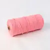 Cuerda de Algodón de Colores Multihilo Hecha a Mano Cuerda Decorativa para Textiles del Hogar Multiespecificación Etiqueta de 45 Colores Cuerda Material para Manualidades y Tejido