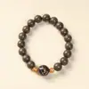 Pulsera de Cuentas Aromáticas Medicina China 1.0 Cuentas de Medicina Azules + Pulsera de Círculo Único Lacada DIY Estilo Chino Transmisión en Vivo Venta al por Mayor Cuentas Sueltas