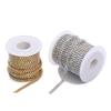 Corrente de Garras Dupla Fila Três Filas Cor AB Corrente Anti-Gancho Corrente de Strass Corrente de Garras Diamante Artesanal DIY Acessórios de Decoração para Roupas Fornecimento Direto da Fábrica