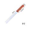 Directo de fábrica mango de madera acero inoxidable cuchillo para pastel de 8 pulgadas duradero cuchillo para pan serrado dientes gruesos dientes finos cuchillo para pan plano