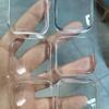 Adesivos anti-colisão de silicone transparentes transfronteiriços para porta, amortecedor de ruído, maçaneta de porta de quarto de casa, tapete anti-colisão, adesivos de porta, geração de atacado