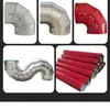 Fabricante Feito Sob Medida Cotovelos de Tubo Pré-Fabricados, Construção de Isolamento Térmico para Tubulações de Vapor Solar de Alta Temperatura, Conexões de Cotovelo de Alumínio