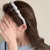 Tiara Trançada Torcida de Alta Qualidade para Mulheres 2025 Nova Faixa de Cabelo de Alta Pressão Craniana para Lavar o Cabelo e o Rosto com Presilha Anti-Deslizante Dentada