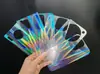 Funda Trasera para Teléfono Móvil Láser con Tarjetero Adecuada para Series Apple Huawei Samsung Funda para Teléfono Móvil DIY Guka Transparente Aurora Teléfono Móvil