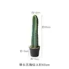 Cacto Artificial Planta Verde Decorativa em Vaso Biónica Tropical Desértica Pacote de Paisagismo Combinação Falso Cactus