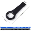Llave de impacto negra de alta resistencia con mango recto, llave Torx de cabeza única, 65 engrosada, 36 acciones de martillo, 38 impactos, 90 tamaño grande, 95