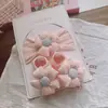 Conjunto de gorro y calcetines para bebé para niñas, gorro pullover floral, gorro de protección para fontanela de recién nacido, gorro tipo indio, diadema