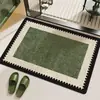 Venta Caliente Transfronteriza Estilo Vintage Francés Barro de Diatomeas Alfombrilla de Baño para Piso Alfombrilla para Pies Absorbente de Agua Secado Rápido Antideslizante para Inodoro Ducha