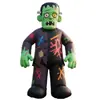 Nuevos accesorios de diseño de lugar de Halloween para exteriores, decoración de patio, modelo de aire inflable de calabaza, fantasma, globo de fantasma