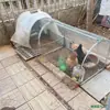 Galinheiro para criar galinhas, gaiola de soltura ao ar livre, rede de fazenda, gaiola de piquete para galinhas de fazenda, pista de pátio, uso em túnel de metrô, criação a solta