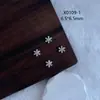 Nova Floco de Neve Liga Metal Zircônia Joias para Nail Art 459 Super Brilho Floco de Neve de Natal Luxo Acessível Gelo Floco de Neve Nail Art Diamante