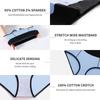 Set Transfronterizo de 10 Piezas en Stock Amazon Algodón Puro Ropa Interior para Mujer Cintura Alta Levanta Glúteos Múltiples Tallas Bloqueo de Color Algodón Puro para Mujer Entrepierna