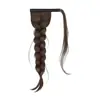 Trenzas para Peluca de Mujer, Cola de Caballo Autoadhesiva de Velcro, Estilo Moderno y Natural, Esponjosa y sin Costuras, Aumenta el Volumen del Cabello, Trenzas de Cola de Caballo para Peluca