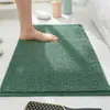 Alfombra de Piso de Chenilla de Pelo Corto Transfronteriza para Entrada, Dormitorio, Mesita de Noche, Cocina, Suave, Absorbente de Agua, Alfombra Antideslizante para Dormitorio