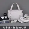 Bolsa de viaje plegable y expandible para mujer, bolsa de equipaje de gran capacidad para viajes de negocios, bolsa de almacenamiento portátil para viajes de corta distancia, ligera.