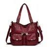 Moda Transfronteriza Bolso de Hombro para Mujer Europeo y Americano de Gran Capacidad Pu Bolso para Mujer al Por Mayor Bolso Tote Cruzado Nuevo Bolso de Mano