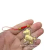Fique Rico Logo Corrente de Celular Chaveiro Pingente Deus da Riqueza Saco da Sorte Pingente de Lingote Decoração Cartão de Presente Pequeno Presente Feito Sob Medida