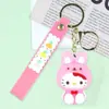 Chaveiro de Pelúcia Fofo para Estudantes, Chaveiro de Personagem Sanrio, Chaveiro de Carro, Acessório para Bolsa