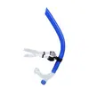Tubo de Pre-respiración para Entrenamiento de Natación Aparato de Respiración para Snorkel Húmedo Equipo de Buceo Profesional Tubo Submarino de Ventilación