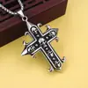 Ventas Directas de Fábrica Ebay Aliexpress Amazon Suministro Cadena de Acero de Titanio Acero Inoxidable Collar con Clavo Colgante Joyería