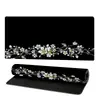 Mouse Pad Gamer de Plantas e Flores, Pad de Teclado de Mesa Extra Grande, Mouse Pad Espesso Antiderrapante, Fornecimento Direto da Fábrica