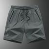 Pantalones Cortos de Baloncesto Sueltos de Verano para Hombre Transpirables de Sensación Hielo Secado Rápido de Cinco Puntos de Seda de Hielo Secado Rápido Pantalones de Secado Rápido