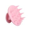 Escova de massagem para cabelo em salão de beleza, feita de silicone sintético TPR, com textura macia e ideal para alisar a cabeça.