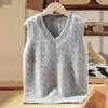 Chaleco Infantil 100% Lana Pura, Chaleco Tejido de Pico para Niño, Chaleco Trenzado para Niña, Camiseta Interior Térmica para Bebé