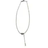 Collar de Frijol de Acacia y Perlas Estilo Lujo Ligero para Mujer, Cadena para Clavícula con Diseño de Alta Gama de Nicho, Tendencia de Collar Moderno y Versátil