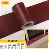 Adesivo de grão de madeira autoadesivo capa de madeira maciça cobrir furos reparar piso madeira borda de porta wrap tira decorativa renovação de guarda-roupa móveis