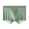 Ropa Interior de Hielo de Seda para Hombre de Verano, Entrepierna Antibacteriana de Seda de Morera 10A, Ropa Interior de Aire Acondicionado Refrigerante para Hombre de Talla Grande para Verano