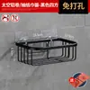 Inventario de fábrica estante de almacenamiento de ingeniería para baño estante para pañuelos espacio aluminio estante para rollo de papel al por mayor papelera de almacenamiento sin perforaciones